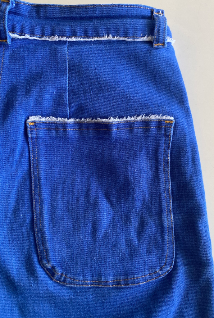 coser bolsillo de jean