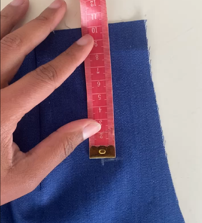 coser bolsillo de jean