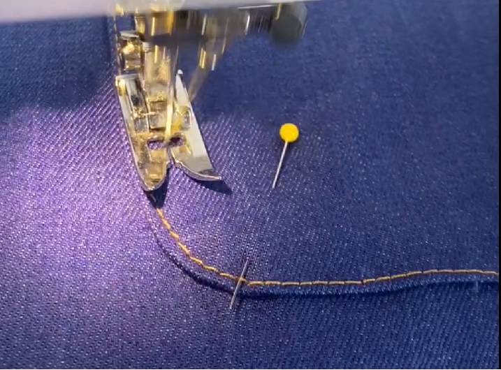 coser bolsillo de jean