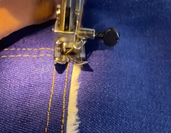 coser bolsillo de jean