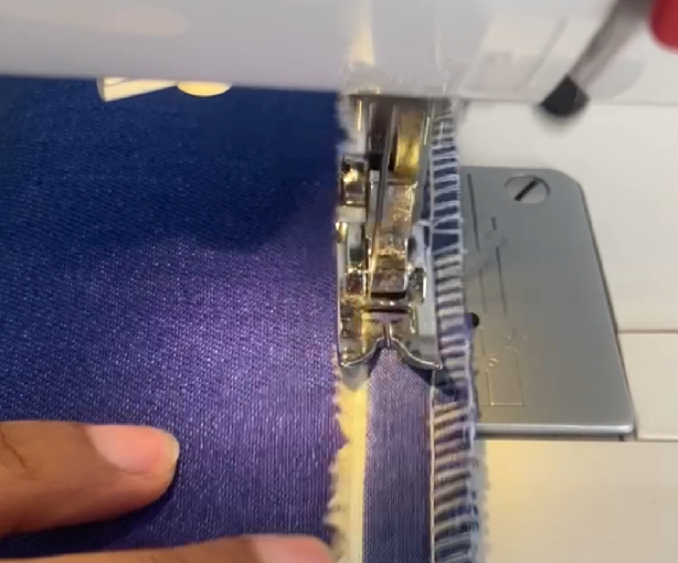 coser bolsillo de jean